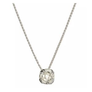 Peter Thomas Roth Sterling Silver Topaz Necklace (1 ct.)Luxury Designer Chic NEW